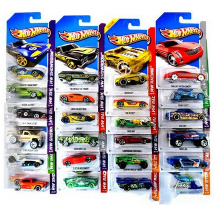 MATTEL Hot Wheels Basic Car Clip Strip da 12pz…x12…x72